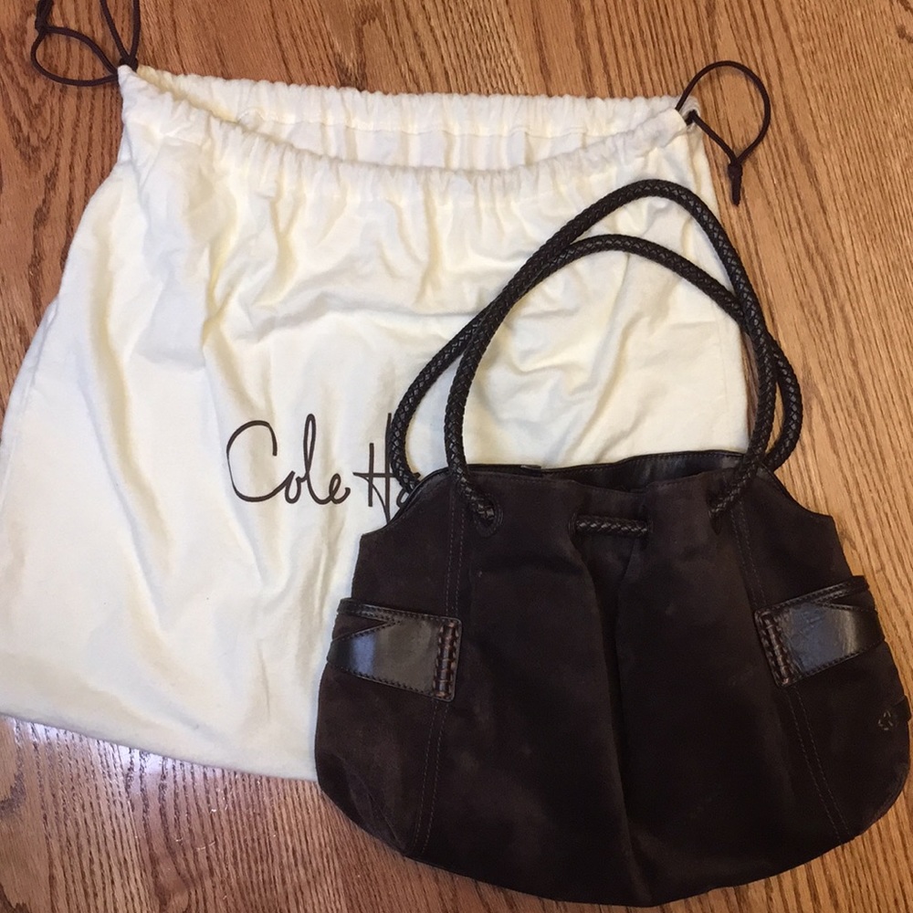 Cole Haan suede hobo.